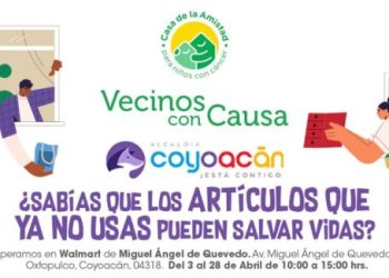 Inicia   colecta ‘Vecinos con causa’ en Alcaldía Coyoacán