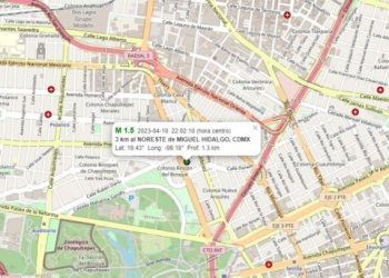 Reportan microsismo de magnitud 1.5   grados  en MH