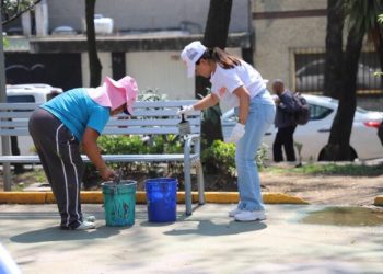 Se realiza jornada de mantenimiento en el Parque Alfonso XIII