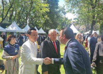 La Orquesta Infantil de Percusiones de la Magdalena Contreras se presenta en la Embajada de China en México