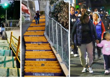 Más de 17 mil 500 personas, de éstas una cifra mayor a 9 mil mujeres y niñas se verán beneficiadas con la entrega del Camino Blindado 18 que hizo la alcaldesa, Lía Limón, en la colonia Olivar del Conde 2ª sección.