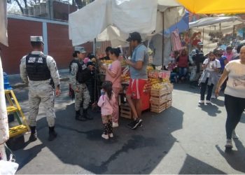 Ante la presencia de más de 5 mil trabajadores de la educación, la titular de la Secretaría de Seguridad y Protección Ciudadana (SSyPC), Rosa Icela Rodríguez, dio a conocer que aumentará el número de uniformados de la Guardia Nacional (GN) en la Alcaldía Xochimilco.