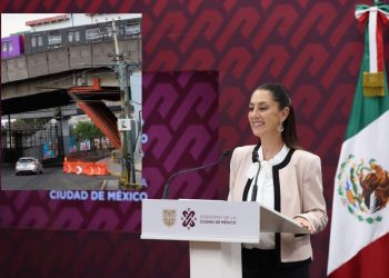 Insiste Sheinbaum: remiendo en Metro Pantitlán es ‘seguro’
