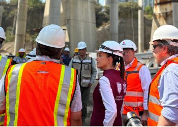 Claudia supervisa obras de interconexión de CDXM