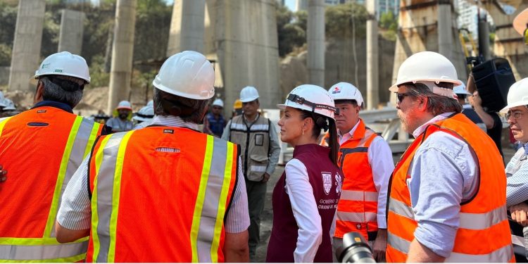 Claudia supervisa obras de interconexión de CDXM