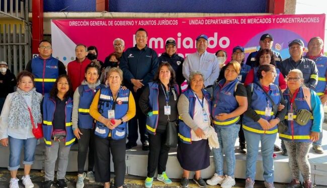 Realiza Coyoacán jornada de limpieza en Mercado Santo Domingo de las Rosas