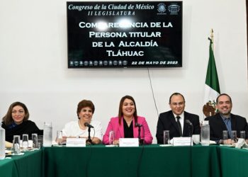 Alcaldesa Berenice Hernández rinde informe ante Congreso de la  Ciudad