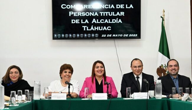 Alcaldesa Berenice Hernández rinde informe ante Congreso de la  Ciudad
