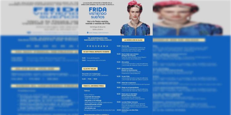 Invita Alcaldía Coyoacán a rendir homenaje a  Frida Kahlo