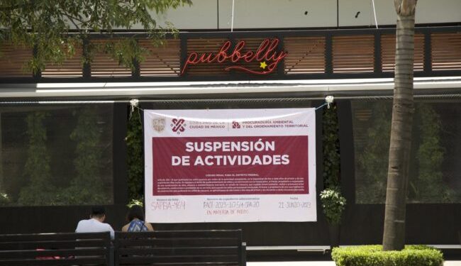 uspenden actividades de cinco restaurantes en Polanco