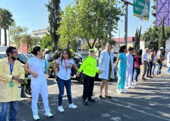 Protesta personal médico en CDMX