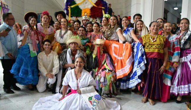 Anuncia Margarita Saldaña 2° Edición de la Guelaguetza 2023 en Azcapotzalco