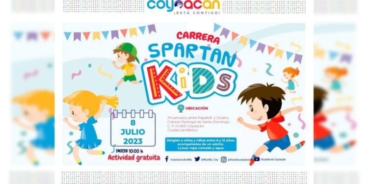 Invita Coyoacán a la carrera infantil “ Spartan Kids” 