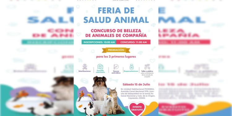 Invitan a Feria de Salud Animal en Coyoacán