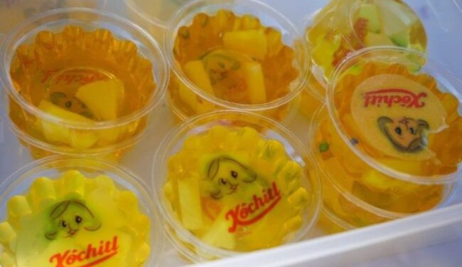 Crea Xóchitl Gálvez caricatura en gelatinas y aguas frescas