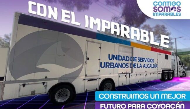 Continúa el recorrido de «El Imparable» en Coyoacán