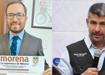 Tanto ha sido y es la permisividad y falta de aplicación de la Ley de Establecimientos Mercantiles por parte del actual edil y su antecesor, que en redes sociales los apodan Mauricio Table y Víctor Pomo o Víctor Porno. FOTO: Especial (X Romo y Tabe)