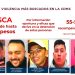 De acuerdo con las fichas de búsqueda dadas a conocer por la FGJCDMX ellos son Eduardo Ramírez Tiburcio, “El Chori”, por quien se ofrecen 5 mdp; Fabián Osvaldo Solís Vieyra, “El Cachorro”, 3 mdp; Jesús Uriel Salgado Suárez, “El Tuto”, 750 mil pesos; José Francisco Contreras Martínez, 500 mil pesos; y Axel Esli Espinoza García, un millón de pesos. FOTO: FGJCDMX