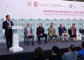 Como desde hace varias semanas, el jefe de Gobierno, Martí Batres, volvió a manifestar lo que consideró avances en favor del ciudadano. Se trató del “Informe de Seguridad julio 2023, Reducción de Índices Delictivos”,