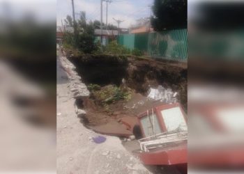 Socavón provoca derrumbe en el Deportivo Gertrudis Sánchez en GAM