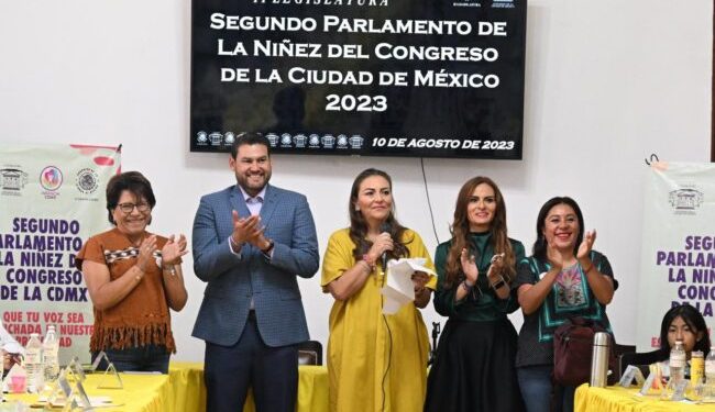Realiza Congreso CDMX Segundo Parlamento de la Niñez 2023