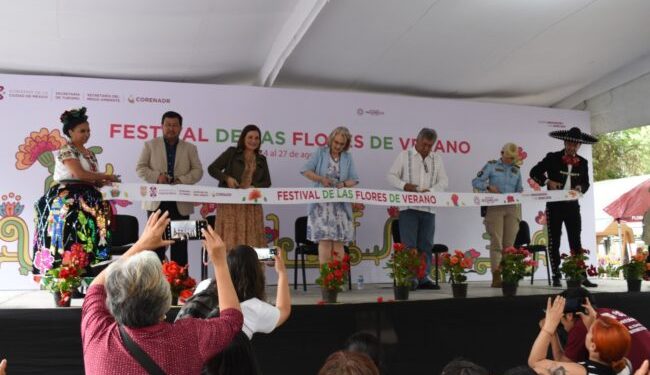 Inaugura GCDMX Festival de las Flores de Verano 2023