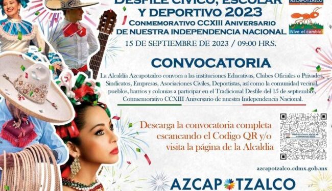 Abre Azcapotzalco inscripciones a desfile deportivo del 15 de septiembre