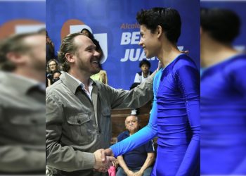 Un día después de que en la acera de enfrente se destapó quien todo indica que es el candidato oficial, el alcalde de la Benito Juárez, Santiago Taboada, también el favorito para ser el abanderado de la oposición a la Jefatura de Gobierno de la Ciudad de México, aseveró que él sigue al frente de la Demarcación dando resultados. FOTO: Alcaldía BJ