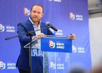 El alcalde de la Benito Juárez y aspirante a la candidatura de oposición para la Jefatura de Gobierno de la CDMX, Santiago Taboada criticó que el Gobierno de la Ciudad de México no transparente la información respecto al gasto de la reparación de la Línea 9 del Metro. FOTO: Especial