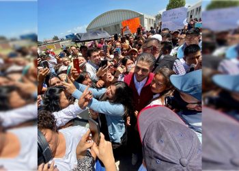 El ex Secretario de Seguridad Ciudadana de la Ciudad de México, Omar García Harfuch, dio el banderazo inicial a la contienda interna por la Coordinación de Defensa de la Transformación en la Ciudad de México, en el emblemático pueblo originario de San Pedro Tláhuac, en la alcaldía del mismo nombre, la mañana de este jueves. FOTO: Especial