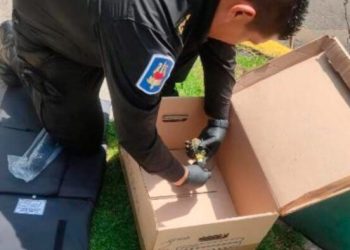 Hallan granada de fragmentación en MH