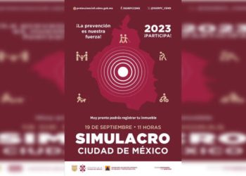 Gobierno capitalino anuncia simulacro del 19 de septiembre