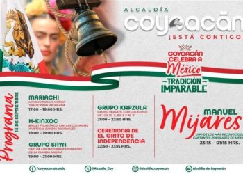 Invitan a ceremonia del Grito de Independencia en Alcaldía Coyoacán