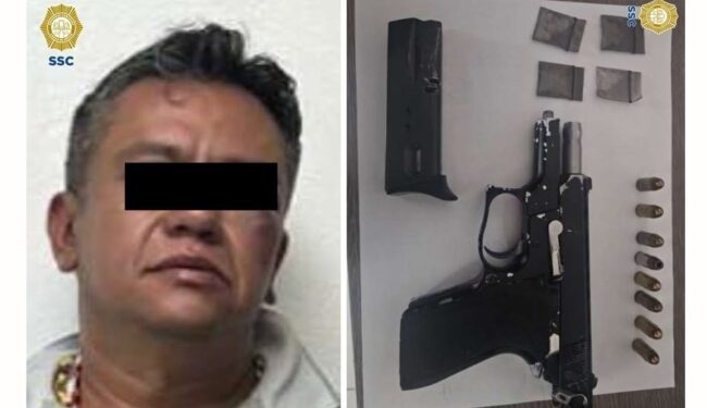 Capturan a hombre que disparó dentro la Central de Abasto