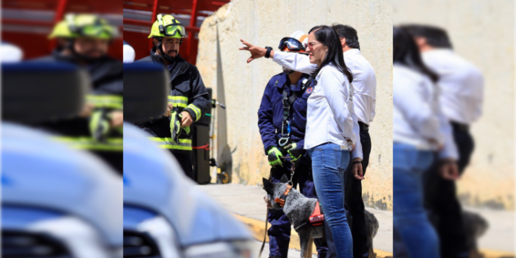 Encabeza Lía Limón simulacro de sismo en Álvaro Obregón