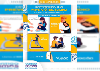 Conmemora Coyoacán Día Internacional de la Prevención del Suicidio