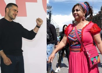 La obligatoriedad que pretende aprobar el INE para que los partidos políticos postulen por lo menos a cinco mujeres como candidatas para las nueve gubernaturas que se disputarán el próximo año podría caerle como anillo al dedo a Morena. IMÁGENES: X / Harfuch - X / Brugada