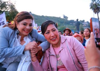 Clara Brugada, alcaldesa de Iztapalapa con licencia y quien busca la candidatura de Morena a la a la Jefatura de Gobierno agradeció el apoyo de académicos, colectivos y organizaciones sociales a través de la publicación de un desplegado difundido este martes. FOTO: Campaña Clara Brugada