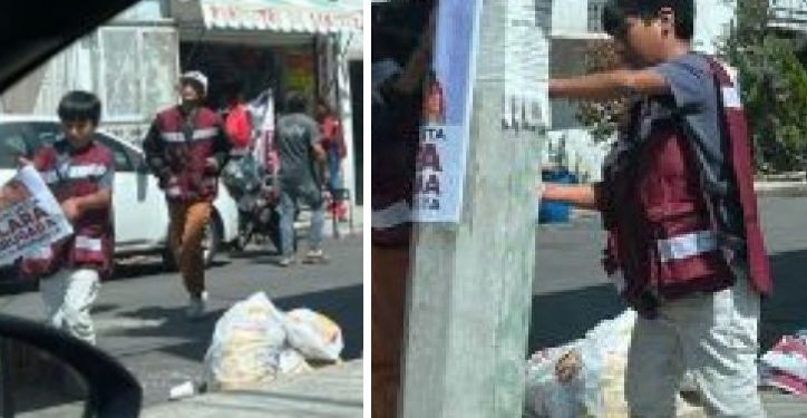 El diputado del PAN, Luis Chávez García, acusó a la aspirante a la candidatura de Morena para la Ciudad de México, clara Brugada, de recurrir a prácticas que actualmente se consideran deleznables, al utilizar a menores de edad para sus fines proselitistas. FOTOS: Diputados PAN CDMX