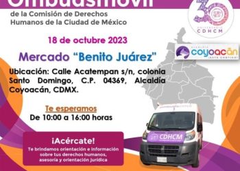 Llega el Ombudsmóvil de CDHCDMX a Coyoacán