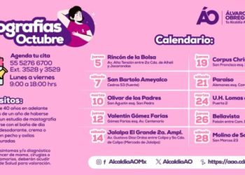 Invita Alcaldía ÁO a la Jornada de Mastrogrfías
