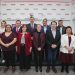 Clara Brugada se reunió este miércoles con la virtual candidata presidencial de su partido, Claudia Sheinbaum, junto con los otros coordinadores para la defensa de la transformas en las ocho entidades federativas en que se renovarán gubernaturas. FOTO: X / Brugada