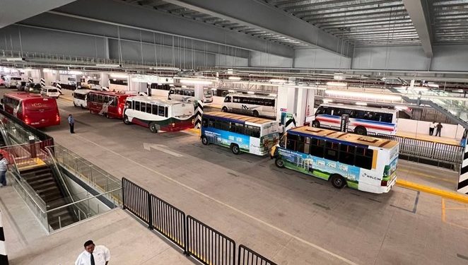 El Jefe de Gobierno, Martí Batres Guadarrama inauguró la primera etapa del Centro de Transferencia Modal (CETRAM) “Martín Carrera”, ubicado en la Alcaldía Gustavo A. Madero, que atenderá a 130 mil personas. FOTO: GCDMX