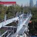 “Es información para la ciudadanía, especialmente la ciudadanía del poniente de la Ciudad de México, por las obras del Cablebús de la Línea 3, vamos a tener una modificación en la vialidad en próximos días”, expresó. FOTO: GCDMX