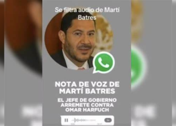 Batres desconoce audio en el que ordenaría “bajar” a  Harfuch