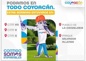 Avanzan los servicios urbanos en Alcaldía Coyoacán