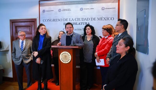 Pide Morena remoción de Salido como presidenta del Congreso CDMX