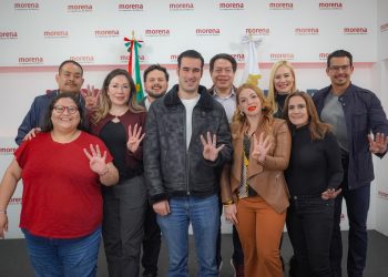 Más historias de que en Morena prevalece el influyentismo y ser pariente de alguien poderoso en el gobierno o en el partido ayuda mucho para obtener un cargo o una candidatura. El caso más reciente: Miguel Torruco, hijo del secretario de Turismo del mismo nombre, quien será el candidato de ese partido a la Alcaldía de Miguel Hidalgo. FOTO: X / Morena CDMX