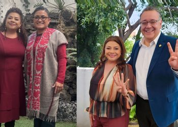 René Bejarano ya le terminó de escribir su carta a Santa Clos, que en el caso de Morena CDMX se adelantará y llegará el 22 de diciembre: quiere las dos principales Alcaldías de la capital, Iztapalapa y Cuauhtémoc. ¿Y su nieve de qué sabor?, dicen. FOTO: X / Aleida Alavez – X / Gabriel García