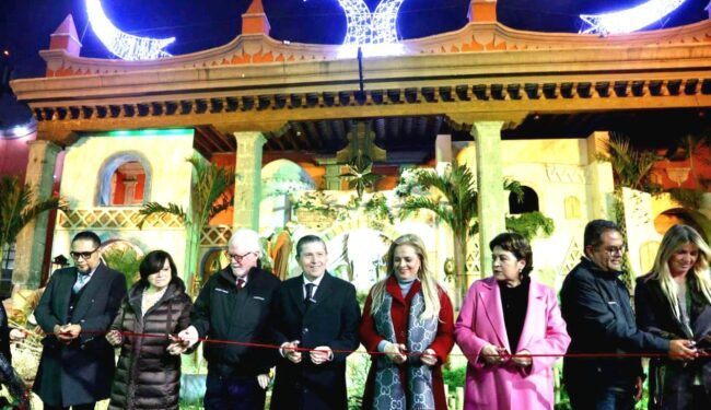 Inauguran Belén monumental en Coyoacán para fiestas decembrinas